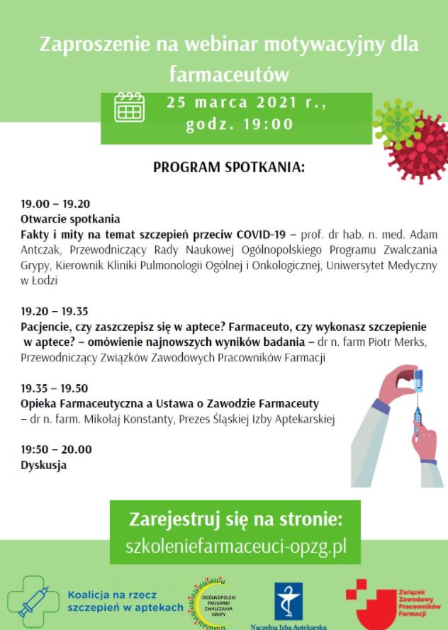 Read more about the article Webinar motywacyjny dla farmaceutów