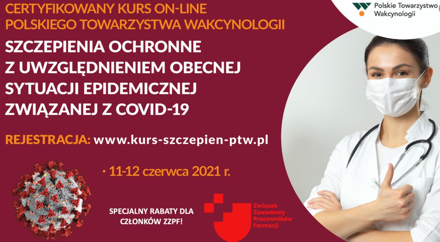 Read more about the article Zaproszenie na  Kurs szczepień Polskiego Towarzystwa Wakcynologii