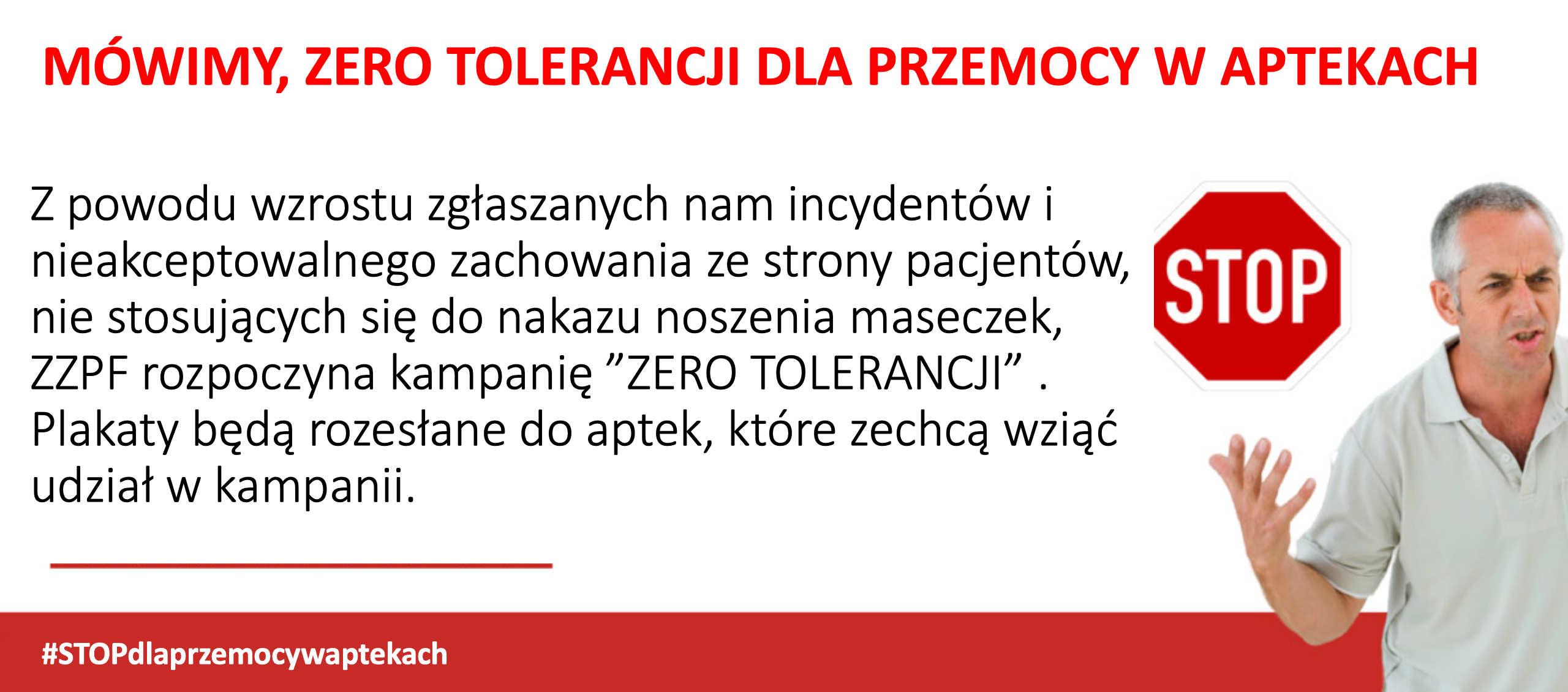 Read more about the article Rozpoczynamy kampanię #STOPprzemocywaptekach